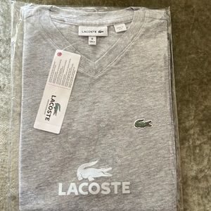 Lacoste v- neck boys tee